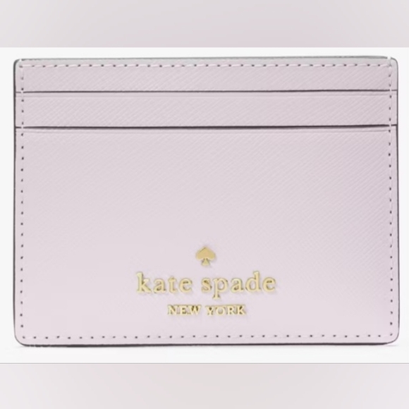 New Kate Spade Madison Card Holder In Pale Amethis With Kate Spade Earrings.NWT - Picture 16 of 16